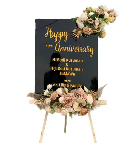 Papan Bunga Akrilik Serbajadi